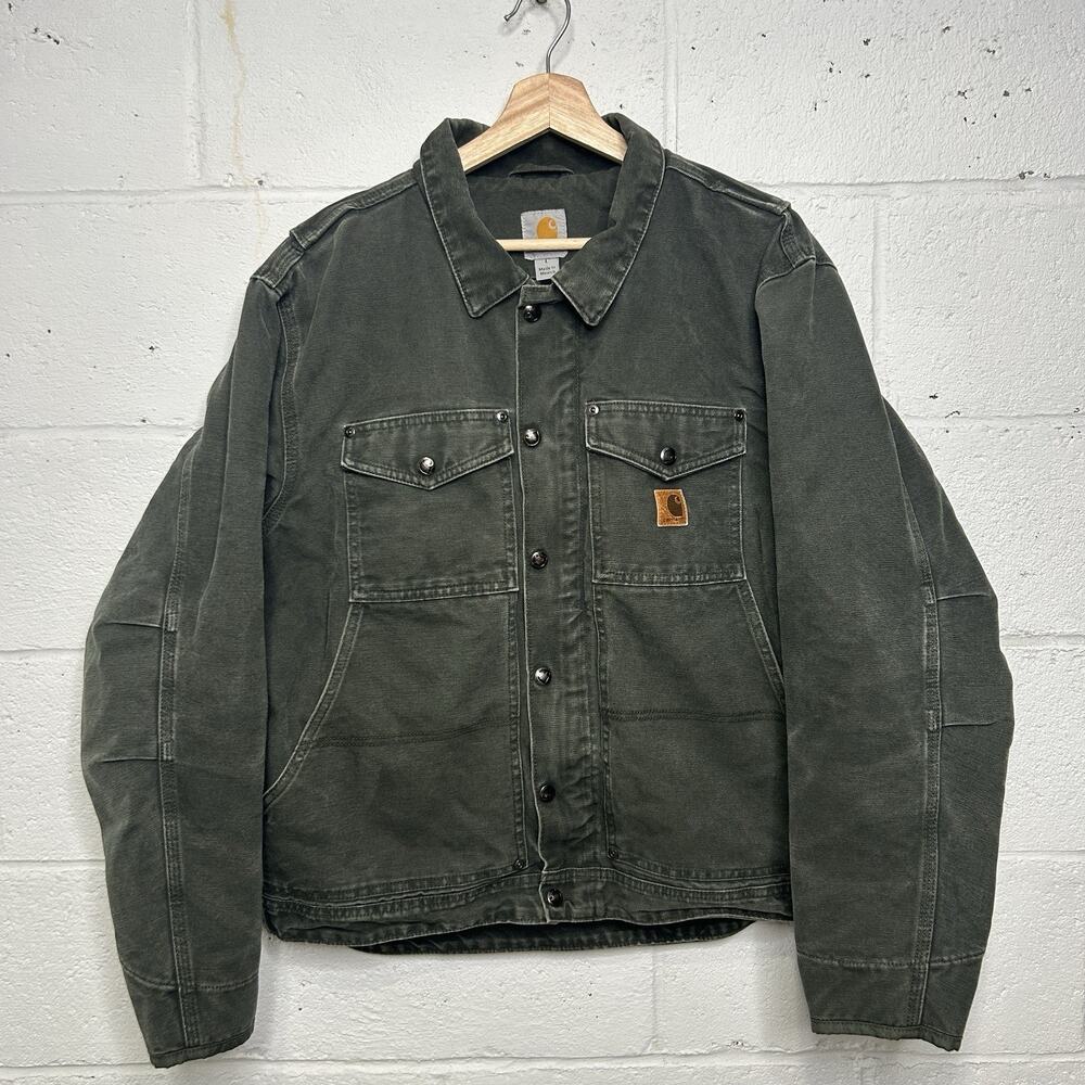 Carhartt Berwick Fleece-Lined Jacket “Moss Green”